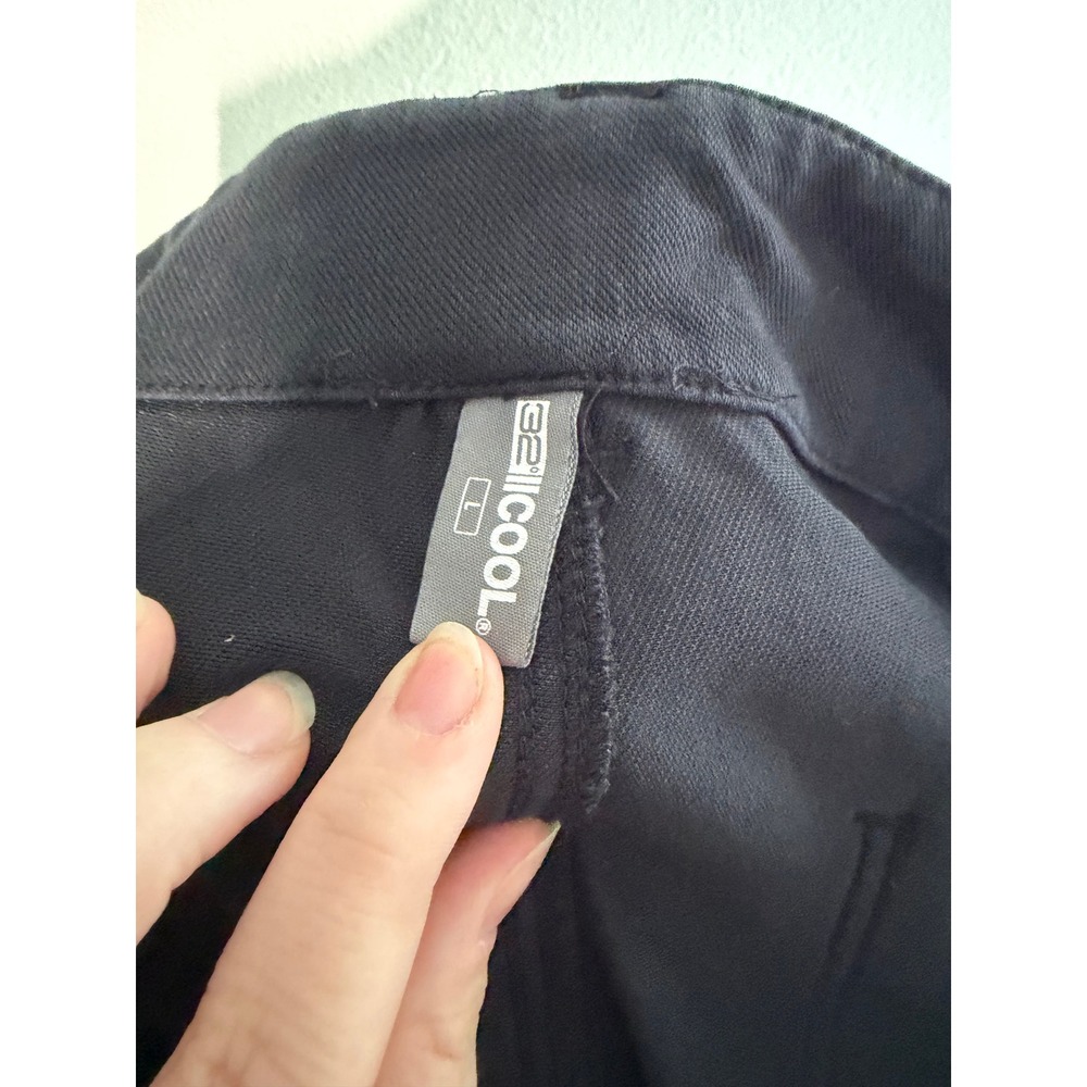 32 Degrees Cool Womens Black Utility Patch Pocket Tapered Pants Size Large - Picture 6 of 7